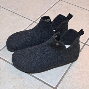 Birkenstock Andermatt shearling wool felt slipper boots - Men's Size 9